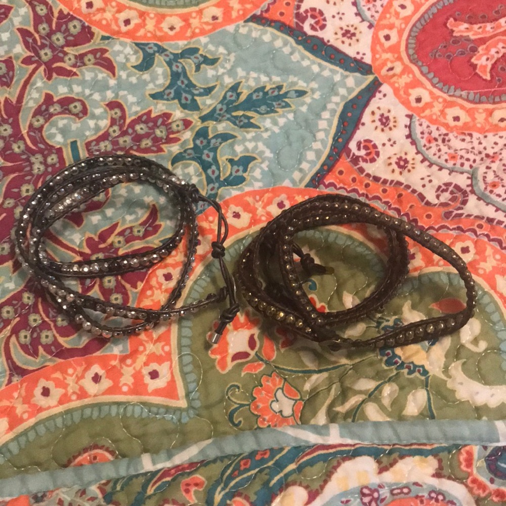 Set of two wrap braclets